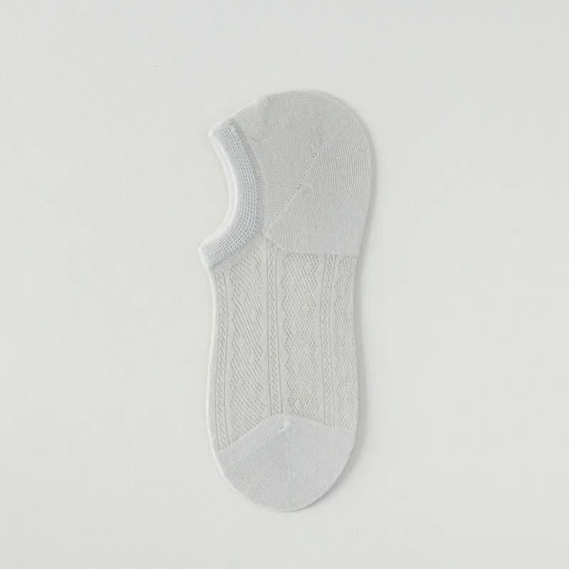 Plusock Air Mesh No Show Socks(7 Pairs) - Gray - EU35-42(US2-8.5) - image 3