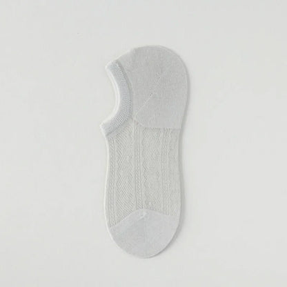 Plusock Air Mesh No Show Socks(7 Pairs) - Gray - EU35-42(US2-8.5) - image 3