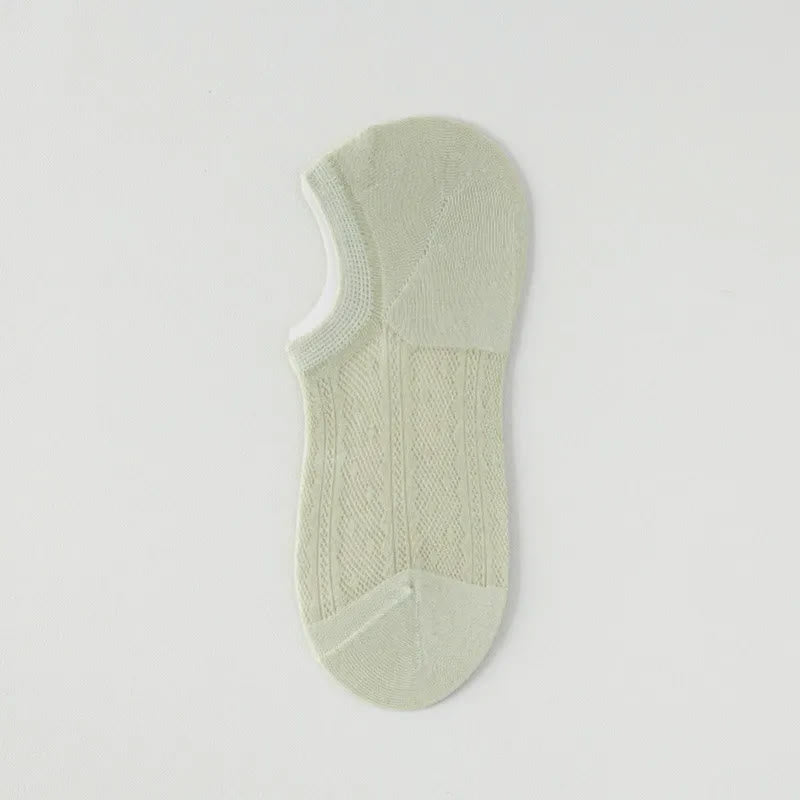 Plusock Air Mesh No Show Socks(7 Pairs) - Green - EU35-42(US2-8.5) - image 4