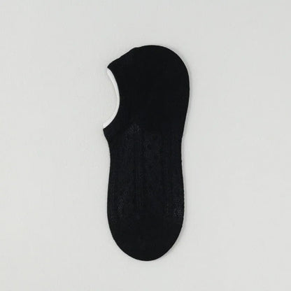 Plusock Air Mesh No Show Socks(7 Pairs) - Black - EU35-42(US2-8.5) - image 5