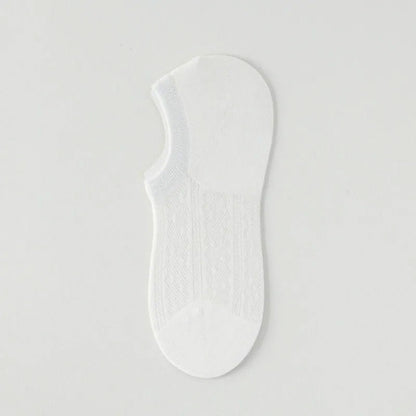 Plusock Air Mesh No Show Socks(7 Pairs) - White - EU35-42(US2-8.5) - image 2