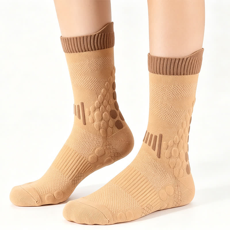Plusock Mesh Grip Training Quarter Grip Socks(2 Pairs) - image 1