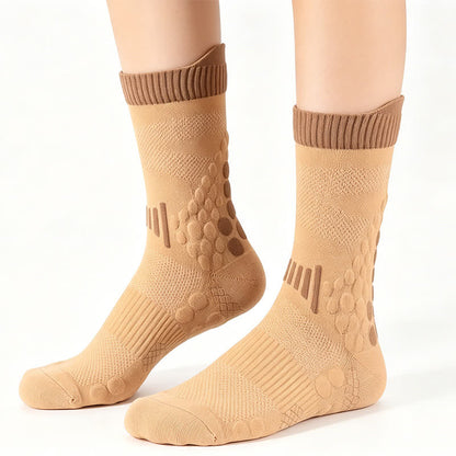 Plusock Mesh Grip Training Quarter Grip Socks(2 Pairs) - image 1