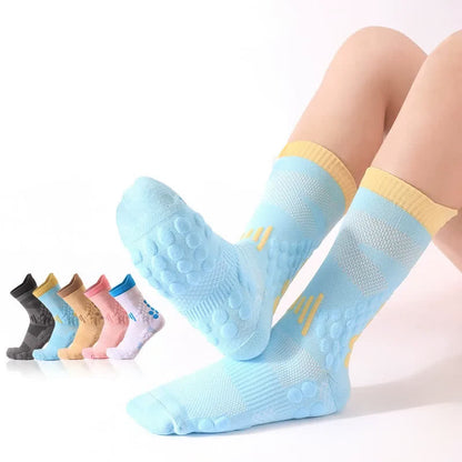 Plusock Mesh Grip Training Quarter Grip Socks(2 Pairs) - image 0