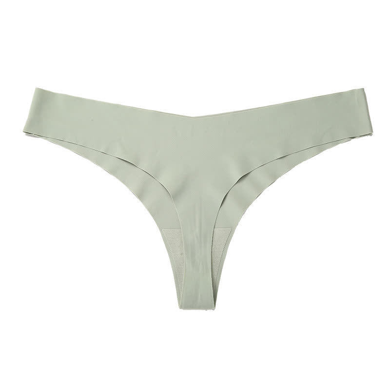 Plusock Smooth Low Rise Seamless Panties(3 Packs) - Green - XXL - image 17