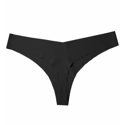 Plusock Smooth Low Rise Seamless Panties(3 Packs) - Black - XXL - image 11