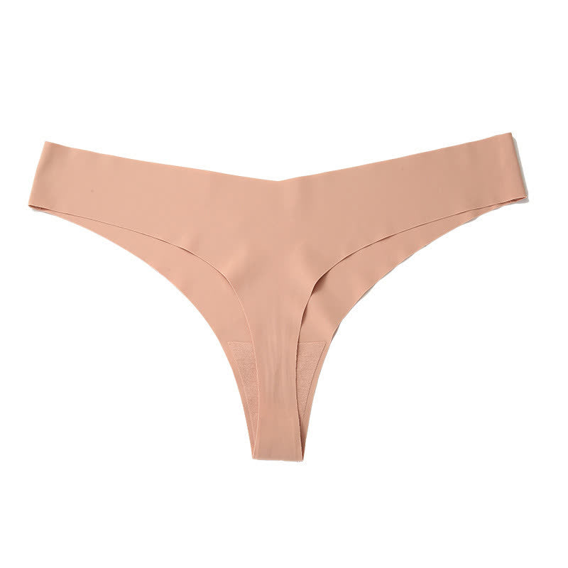 Plusock Smooth Low Rise Seamless Panties(3 Packs) - Pink - XXL - image 14