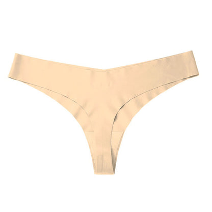 Plusock Smooth Low Rise Seamless Panties(3 Packs) - Nude - XXL - image 12