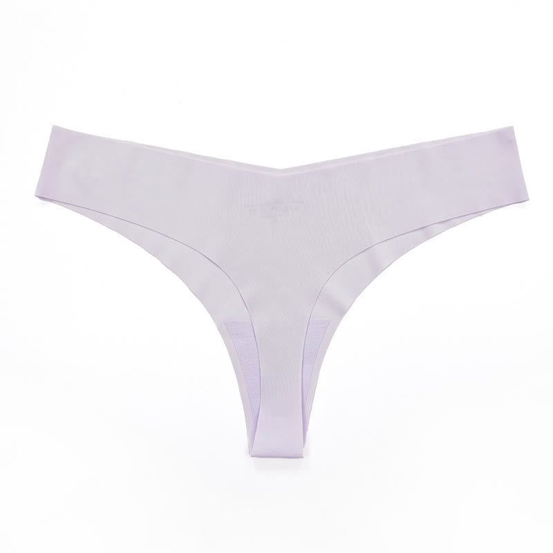 Plusock Smooth Low Rise Seamless Panties(3 Packs) - Light Purple - XXL - image 19