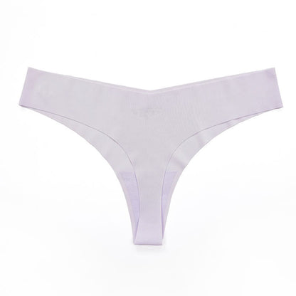 Plusock Smooth Low Rise Seamless Panties(3 Packs) - Light Purple - XXL - image 19