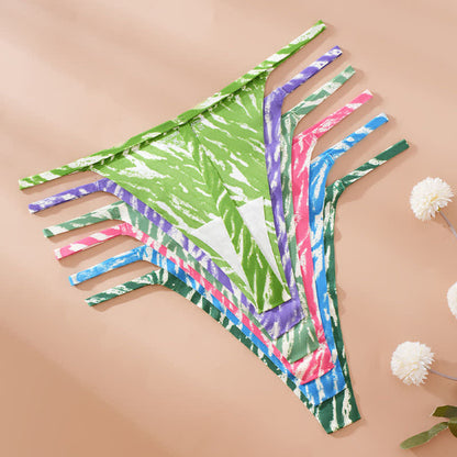 Plusock Wild Stripe Thong Panties(3 Packs) - image 7