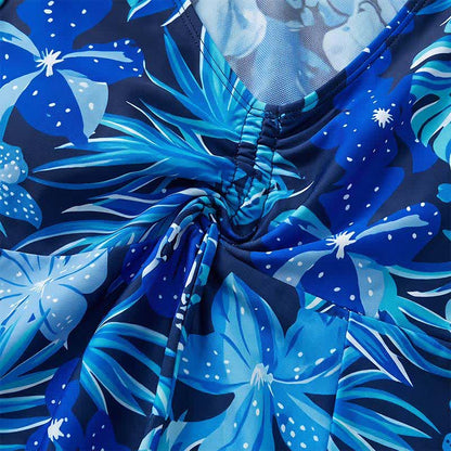 Plusock Tropical Floral Cover Up Swim Dress - image 15