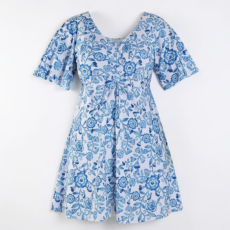 Plusock Tropical Floral Cover Up Swim Dress - image 14