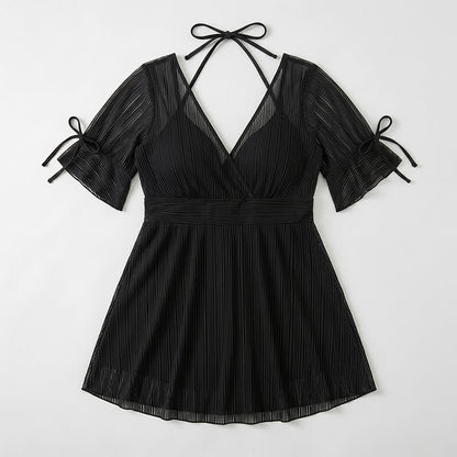 Plusock Black Sheer Wrap Swimwear - image 4