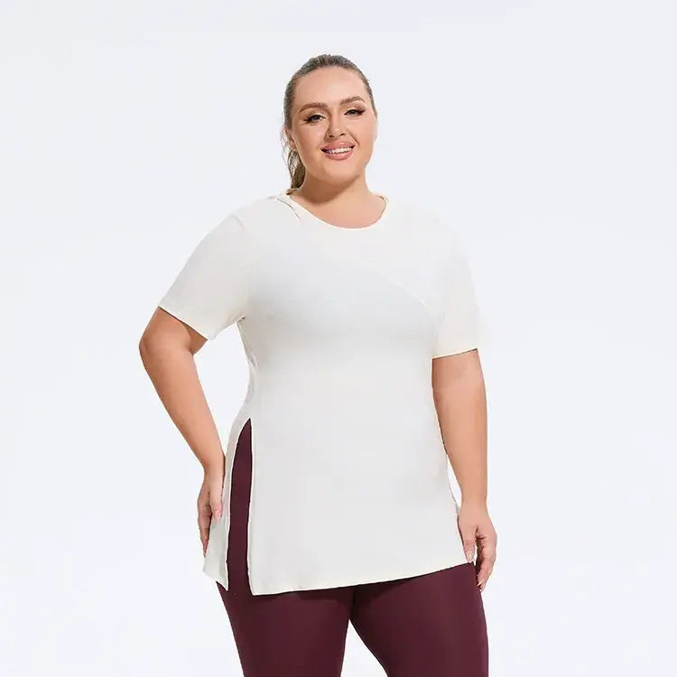 Plusock Plus Size Side-Slit Everyday Top - image 0