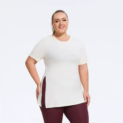 Plusock Plus Size Side-Slit Everyday Top - image 0