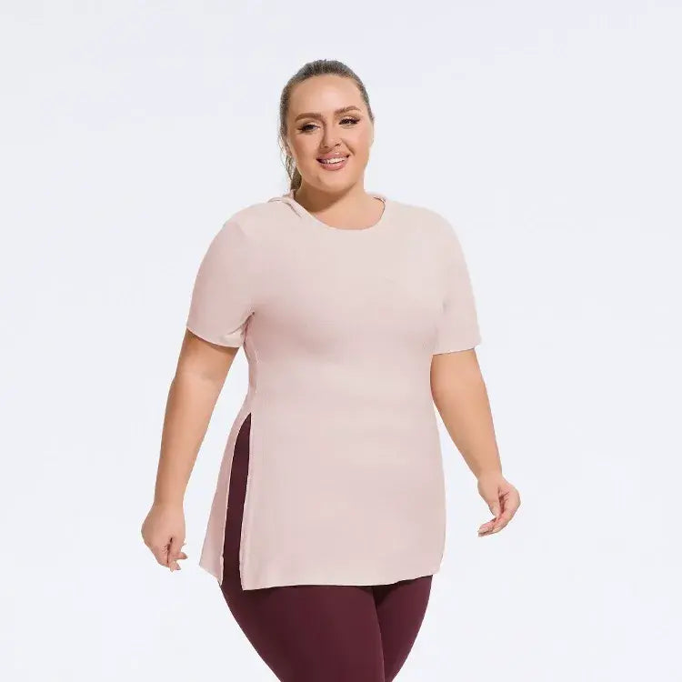 Plusock Plus Size Side-Slit Everyday Top - image 4