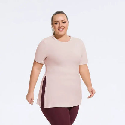 Plusock Plus Size Side-Slit Everyday Top - image 4