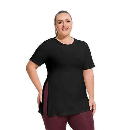 Plusock Plus Size Side-Slit Everyday Top - image 3