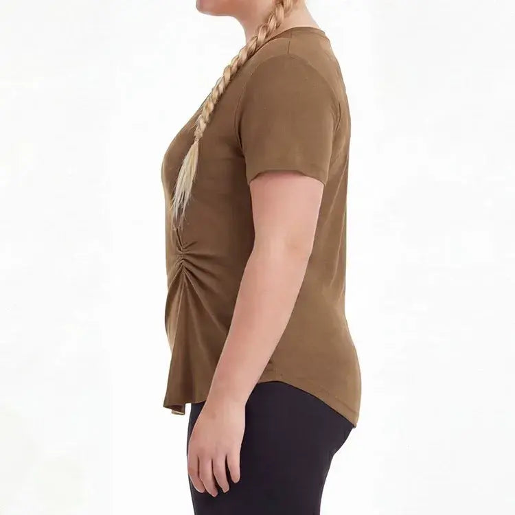 Plusock Plus Size Ruched Side Tee - image 6