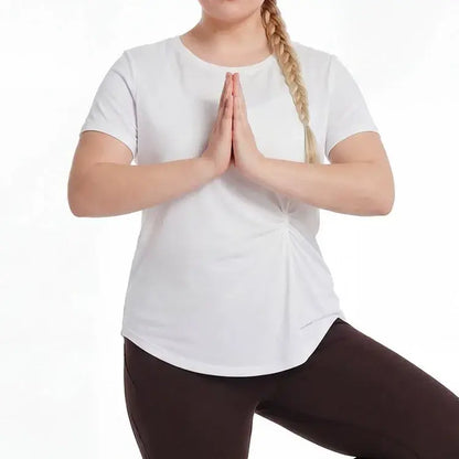 Plusock Plus Size Ruched Side Tee - image 4