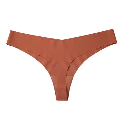 Plusock Smooth Low Rise Seamless Panties(3 Packs) - Coffee - XXL - image 13