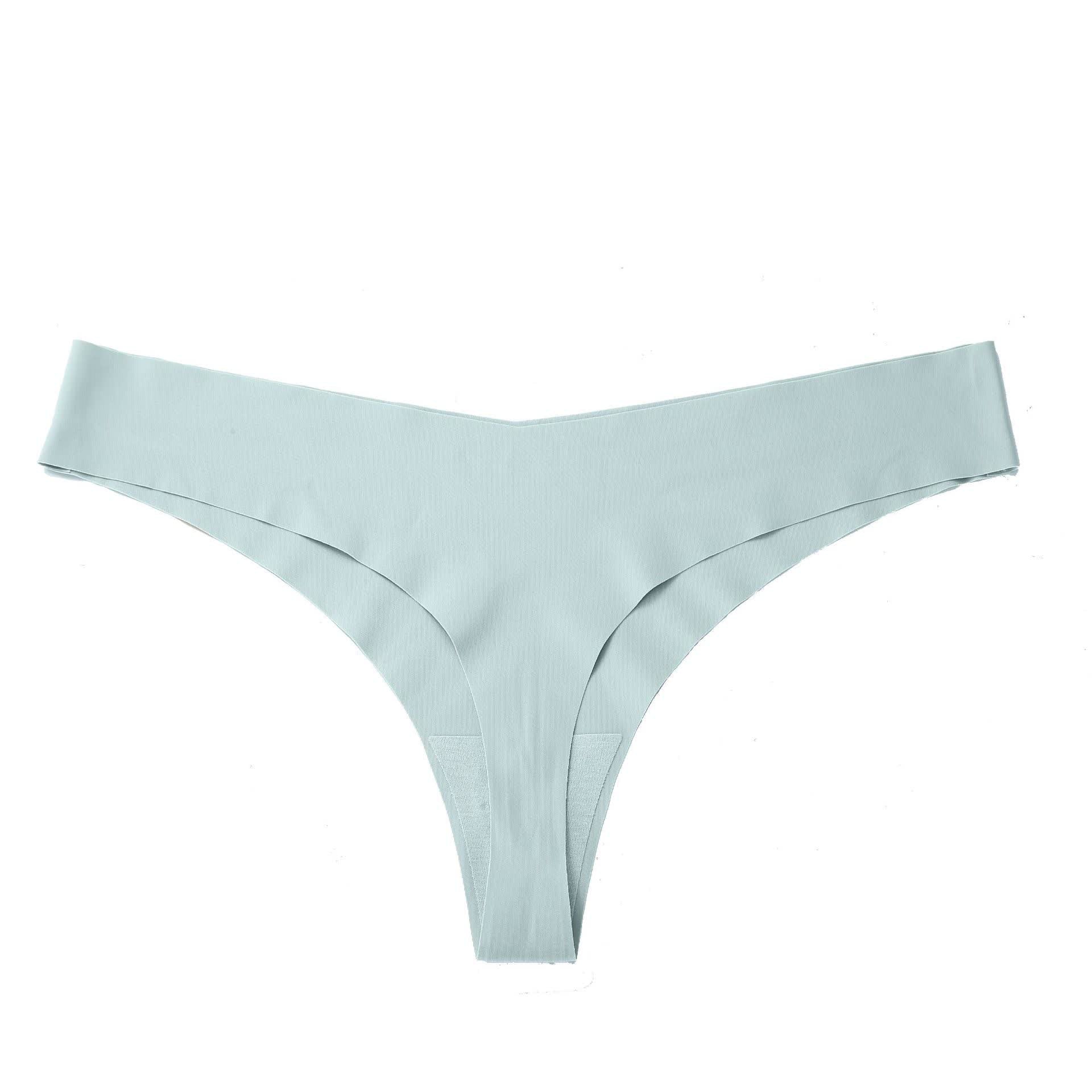 Plusock Smooth Low Rise Seamless Panties(3 Packs) - Light Blue - XXL - image 18