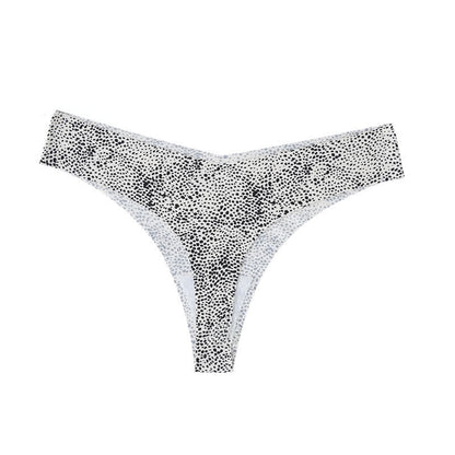 Plusock Wild Zebra V Cut Panties(4 Packs) - Black - XL - image 9