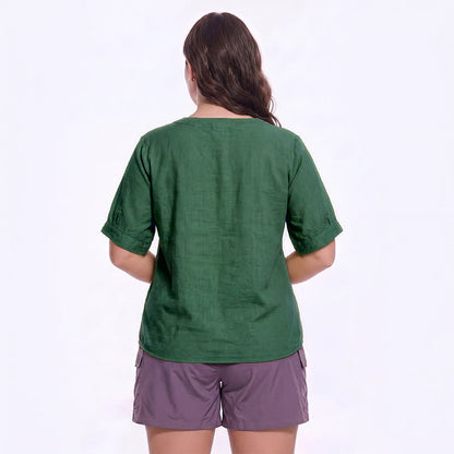 Plusock Plus Size Embroidered Relaxed Blouse - image 9