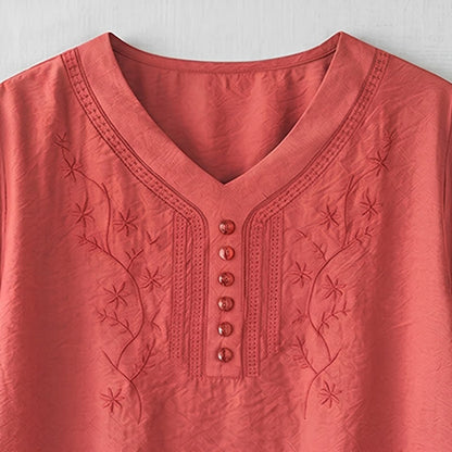 Plusock Plus Size Embroidered Relaxed Blouse - image 20