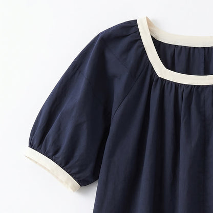 Plusock Contrast Trim Relaxed Everyday Blouse - image 10