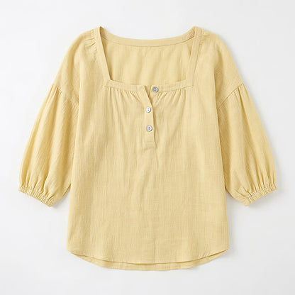 Plusock Plus Size Floral Square Neck Blouse - image 29