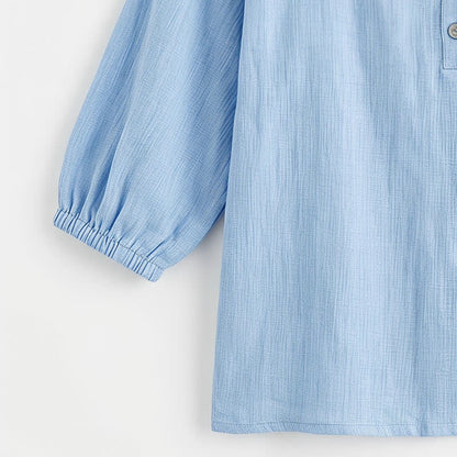 Plusock Plus Size Square Neck Button Front Casual Blouse - image 30