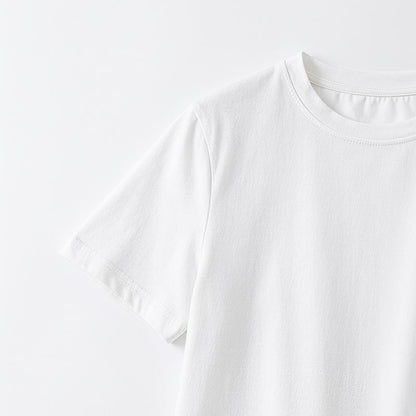 Plusock Asymmetrical Ruffle Hem Relaxed Short Sleeve Blouse - image 11