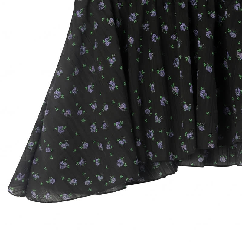 Plusock Plus Size Floral Chiffon Peplum Blouse - image 6