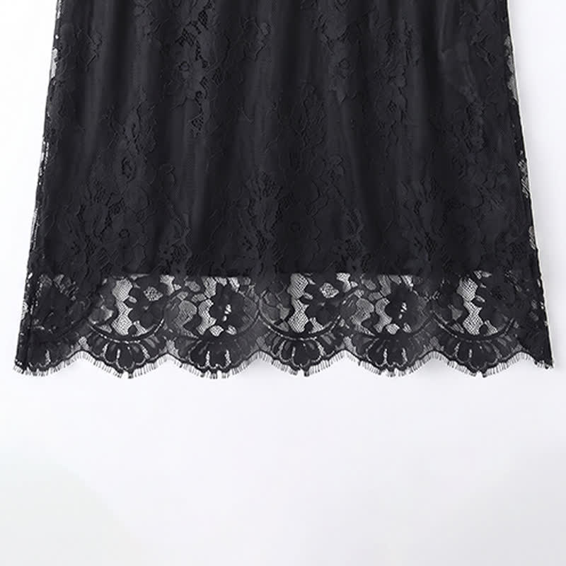 Plusock Plus Size Lace Mesh Blouse - image 6