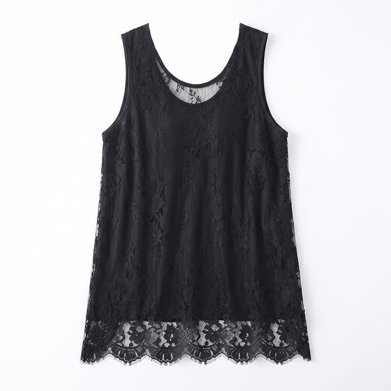 Plusock Plus Size Lace Mesh Blouse - image 4