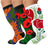 Multicolor(3 Pairs) / 2XL