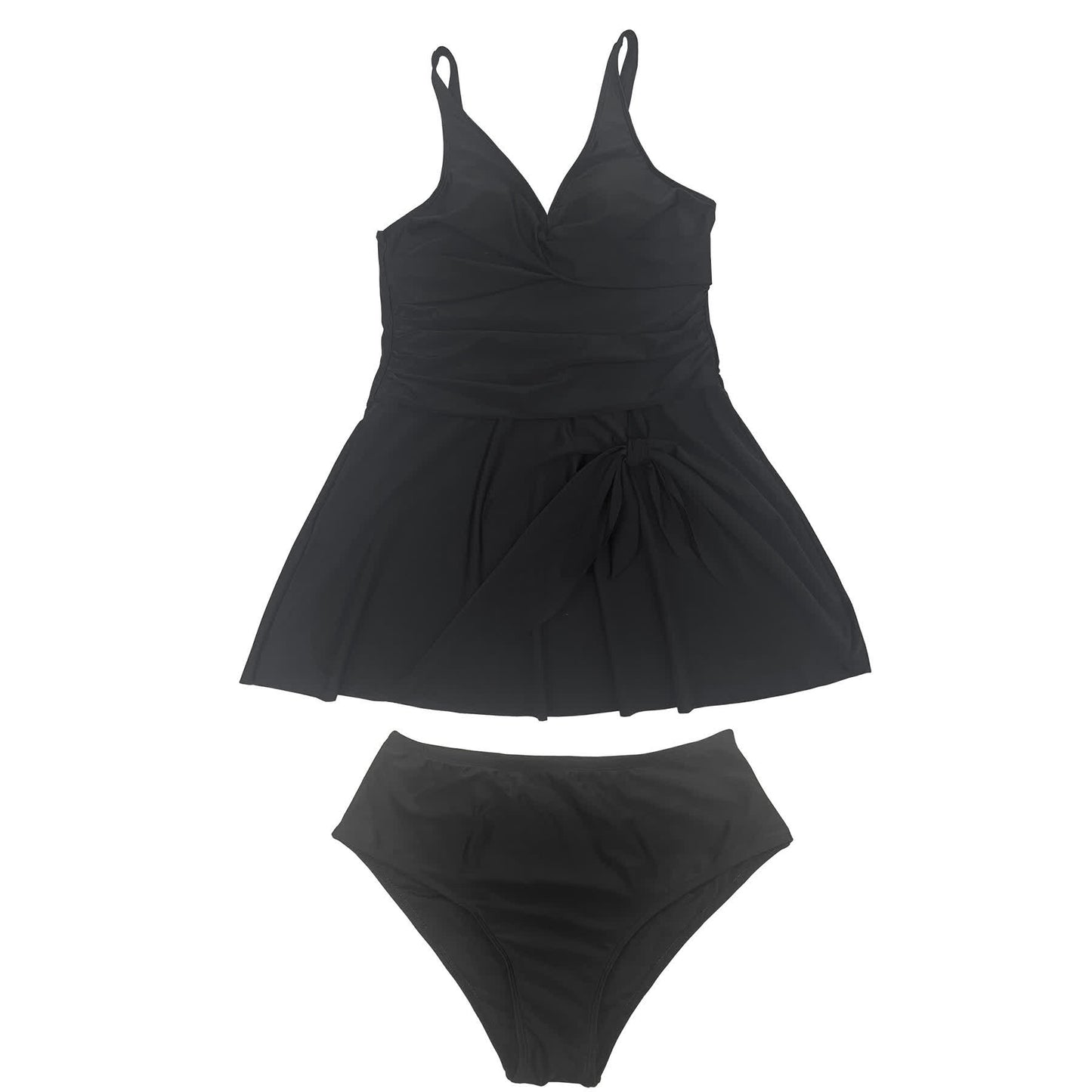 Plusock Surplice Skirted Swim Dress - image 7