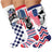Multicolor(3 Pairs) / 2XL