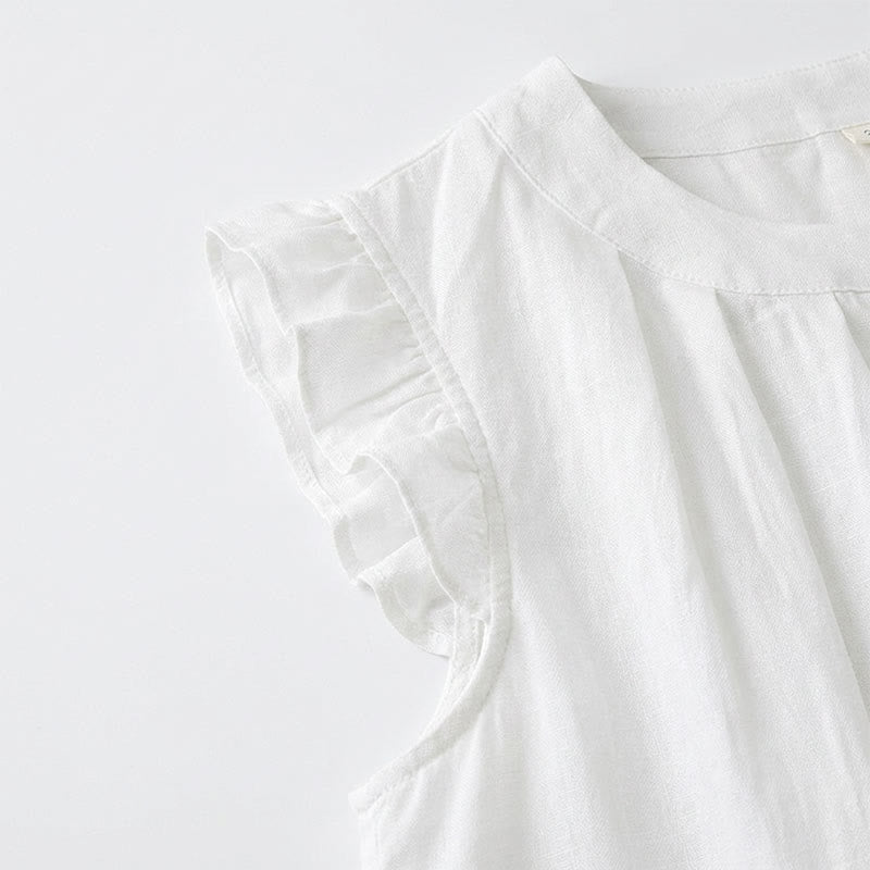 Plusock Plus Size Ruffle Trim Sleeveless Blouse - image 10
