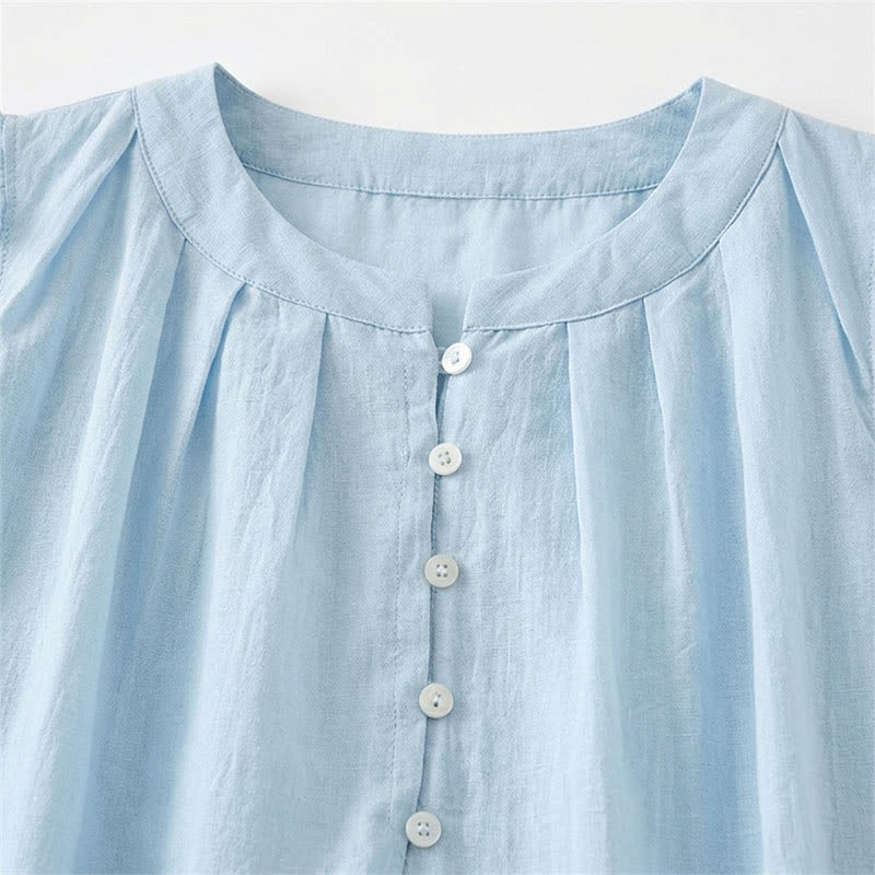 Plusock Plus Size Ruffle Trim Sleeveless Blouse - image 12