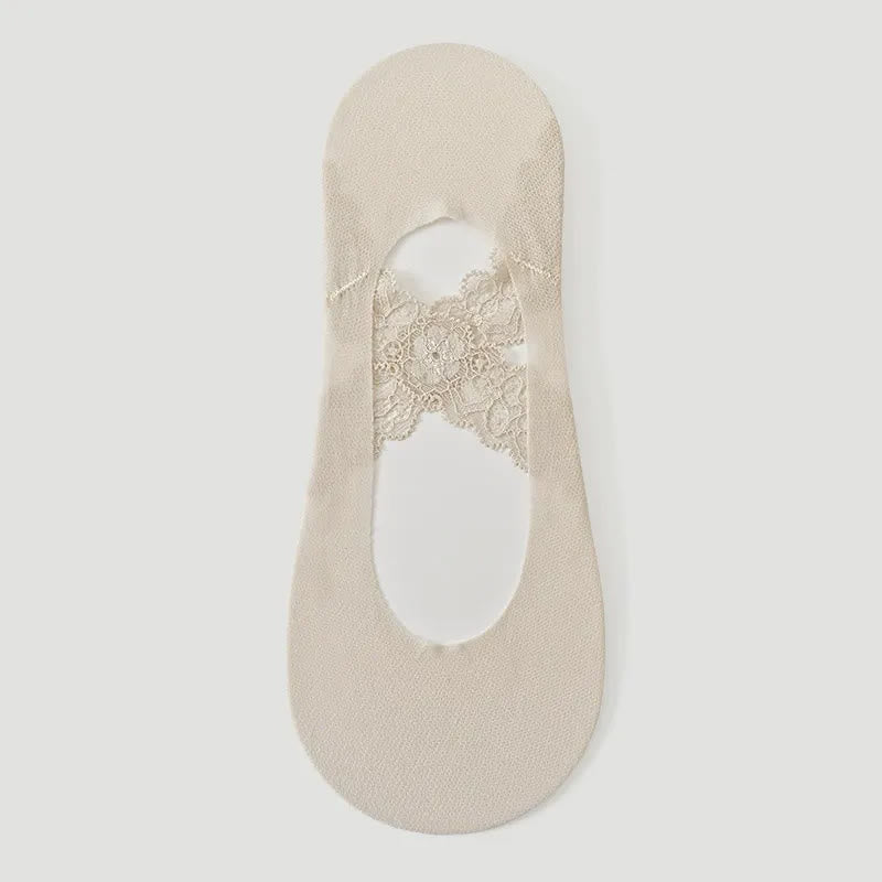Plusock Lace No Show Breathable No Show Socks(3 Pairs) - Grey - EU35-39(US2-6) - image 7