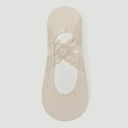 Plusock Lace No Show Breathable No Show Socks(3 Pairs) - Grey - EU35-39(US2-6) - image 7