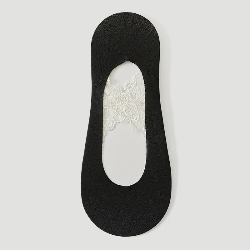 Plusock Lace No Show Breathable No Show Socks(3 Pairs) - Black-A - EU35-39(US2-6) - image 11