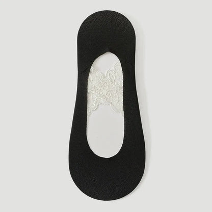 Plusock Lace No Show Breathable No Show Socks(3 Pairs) - Black-A - EU35-39(US2-6) - image 11