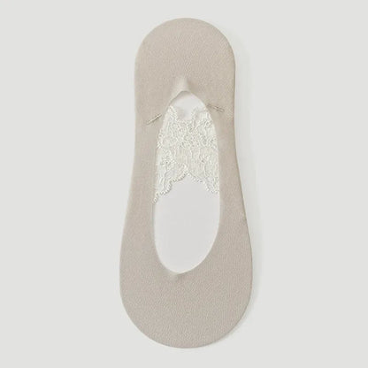 Plusock Lace No Show Breathable No Show Socks(3 Pairs) - Light Grey - EU35-39(US2-6) - image 8