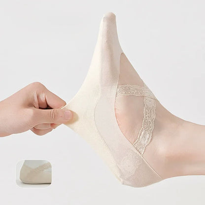 Plusock Lace No Show Breathable No Show Socks(3 Pairs) - image 3