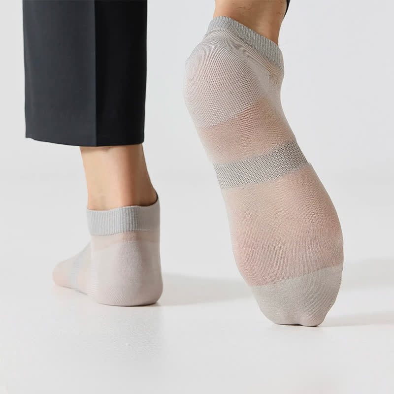 Plusock Air Mesh Sheer Ankle Socks(4 Pairs) - image 3