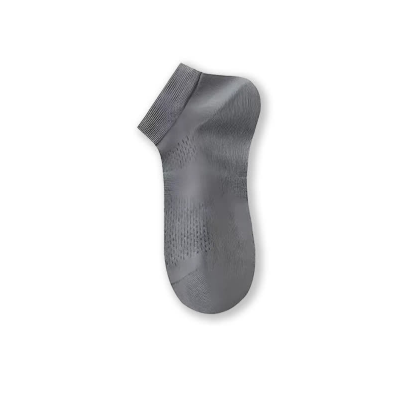 Plusock Air Mesh Sheer Ankle Socks(4 Pairs) - Dark Grey - EU39-45(US6-11) - image 12